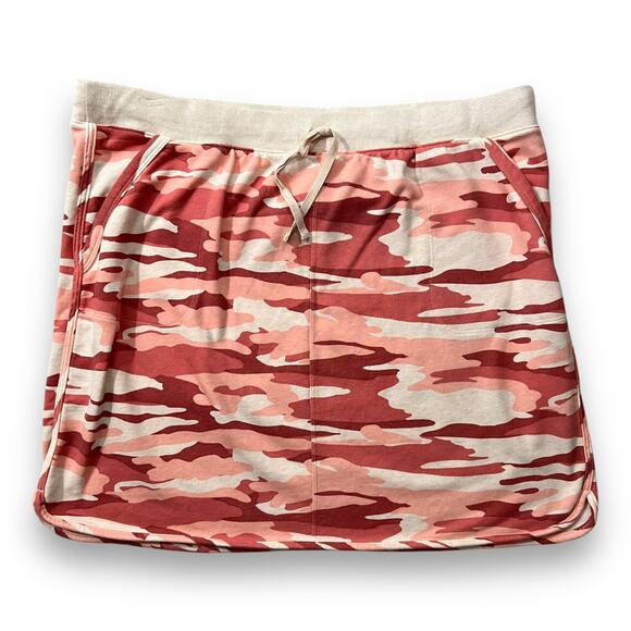 Talbots Skirt Pink Camo Print Relaxed Fit Size 3X - Picture 3 of 8